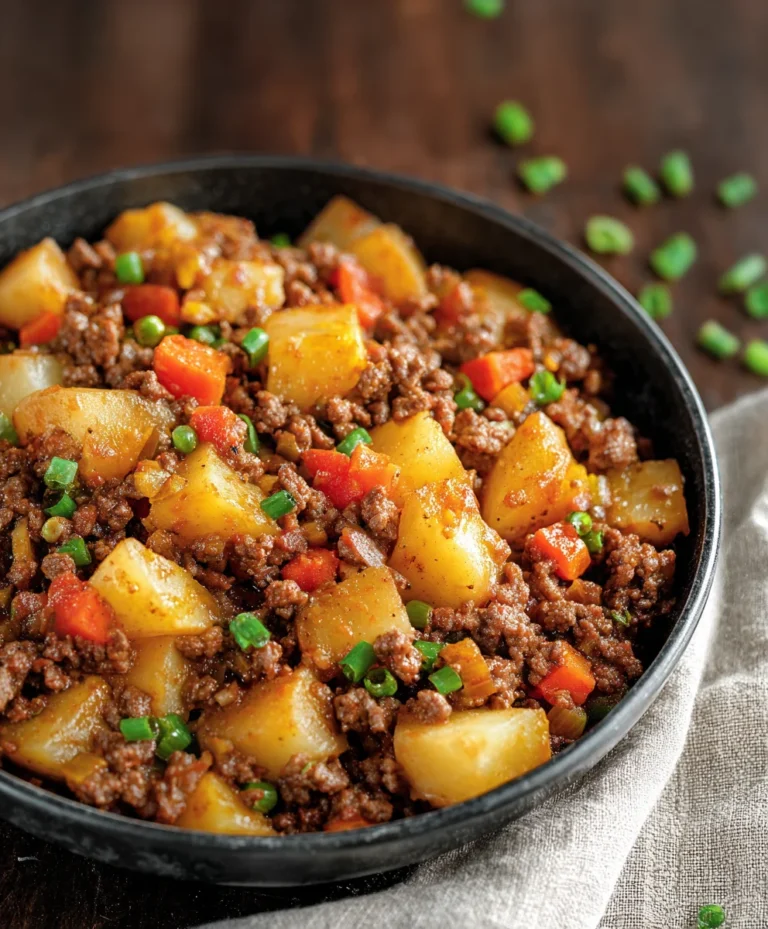 Easy Ground Beef and Potatoes Dinner Recipe