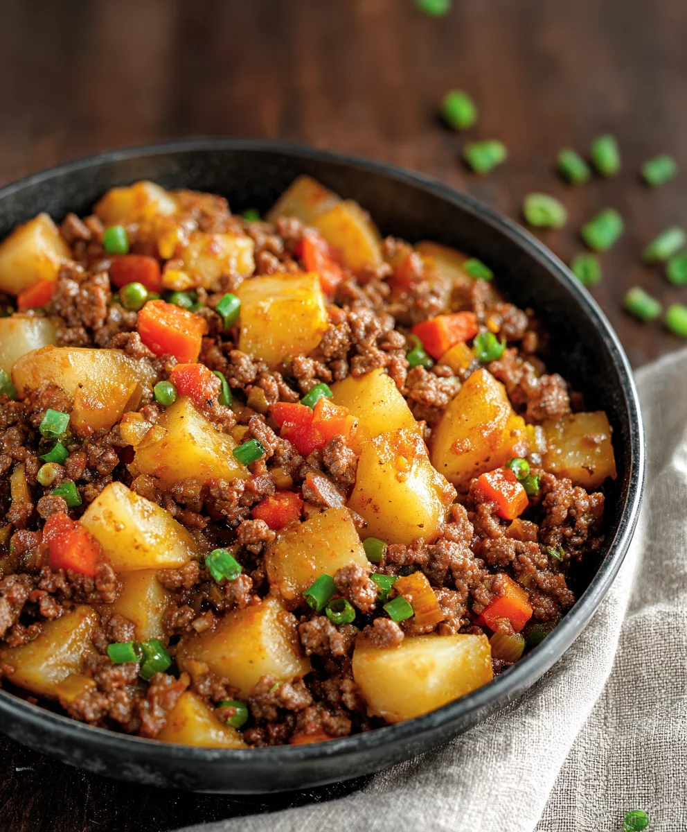 Easy Ground Beef and Potatoes Dinner Recipe