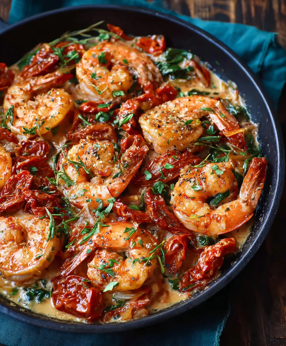 One-Pan Tuscan Shrimp Easy 30-Minute Meal