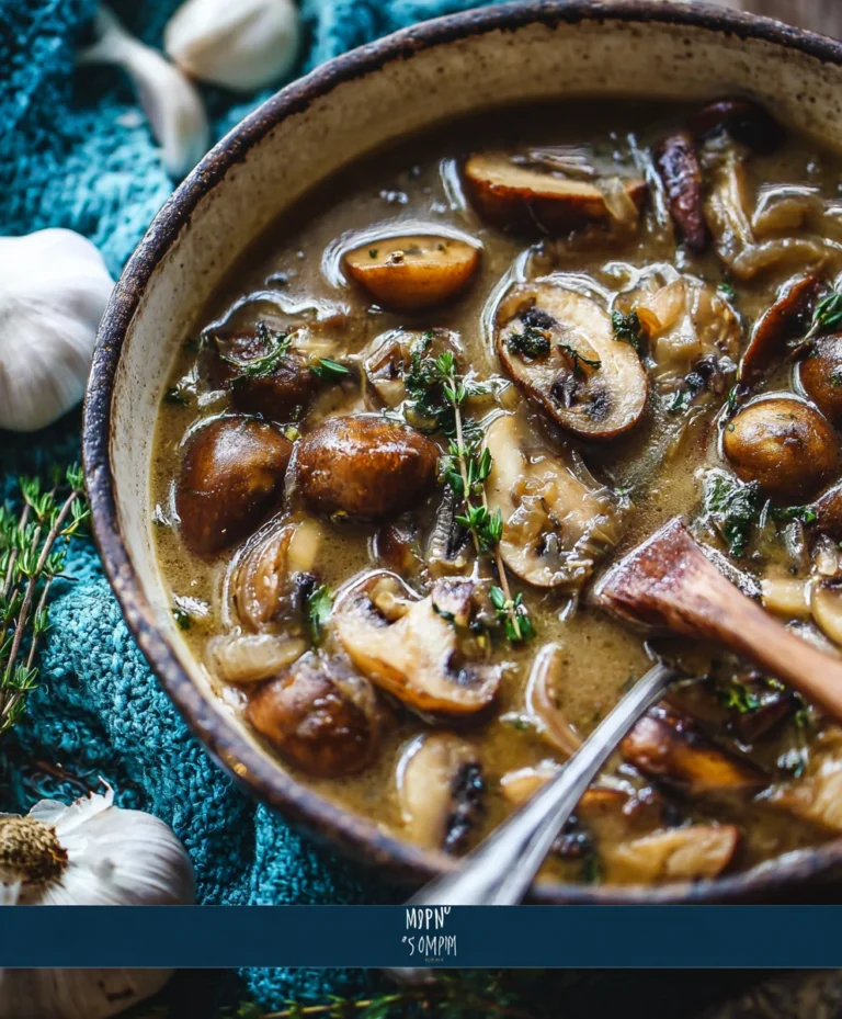 Wild Mushroom Caramelized Onion Non-Non-Non-Alcoholic Alternativeic Non-Alcoholic Ale Soup