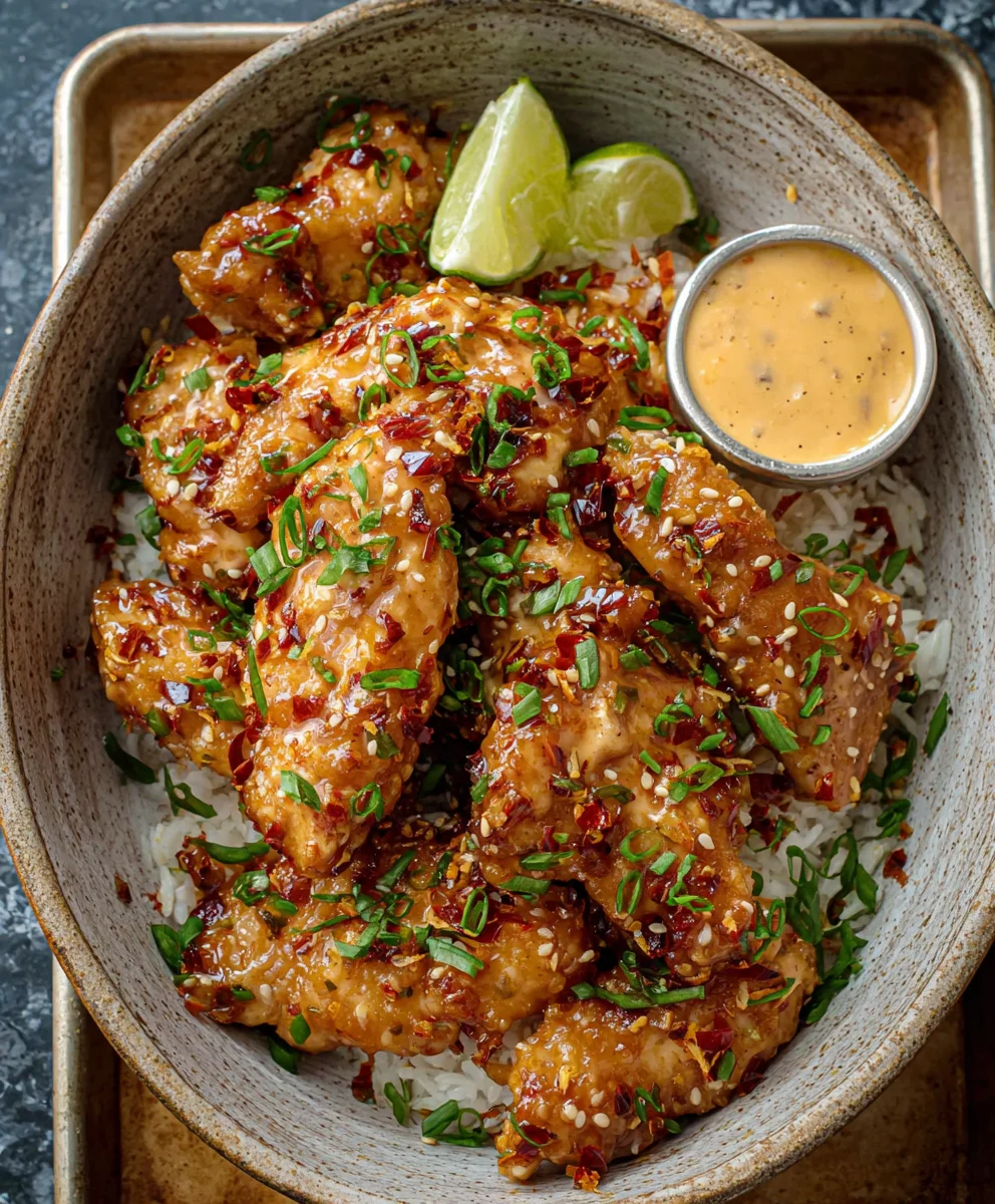 Spicy Bang Bang Chicken Recipe-Easy & Flavorful