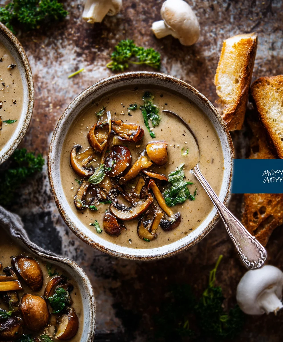 Wild Mushroom Caramelized Onion Non-Non-Non-Alcoholic Alternativeic Non-Alcoholic Ale Soup