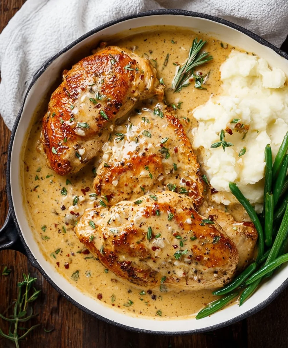 Creamy Garlic Chicken Recipe - Easy & Delicious