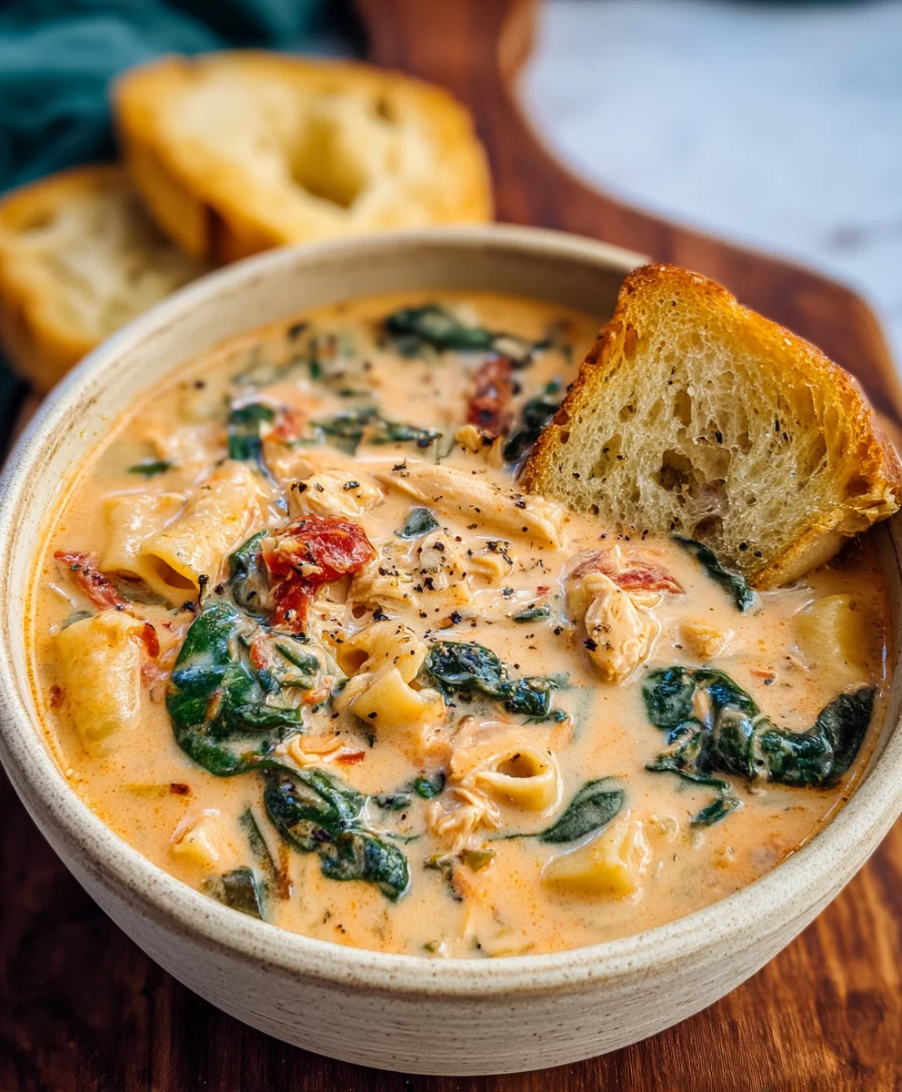 Creamy Marry Me Tuscan Chicken Soup - Easy Recipe