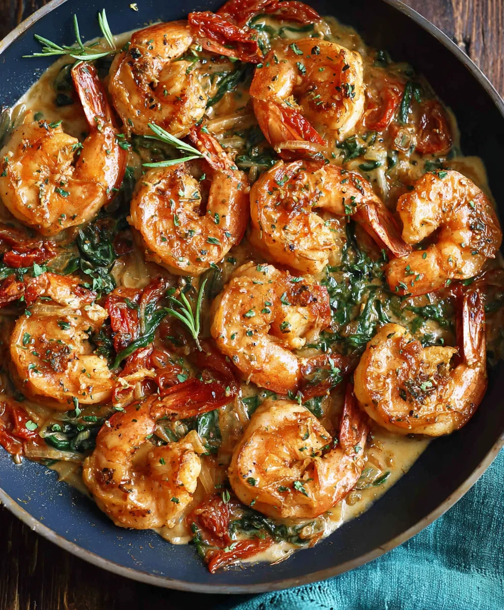 One-Pan Tuscan Shrimp Easy 30-Minute Meal