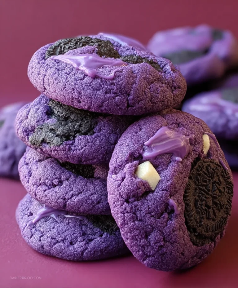 Ube Cookies and Cream Cookies Recipe