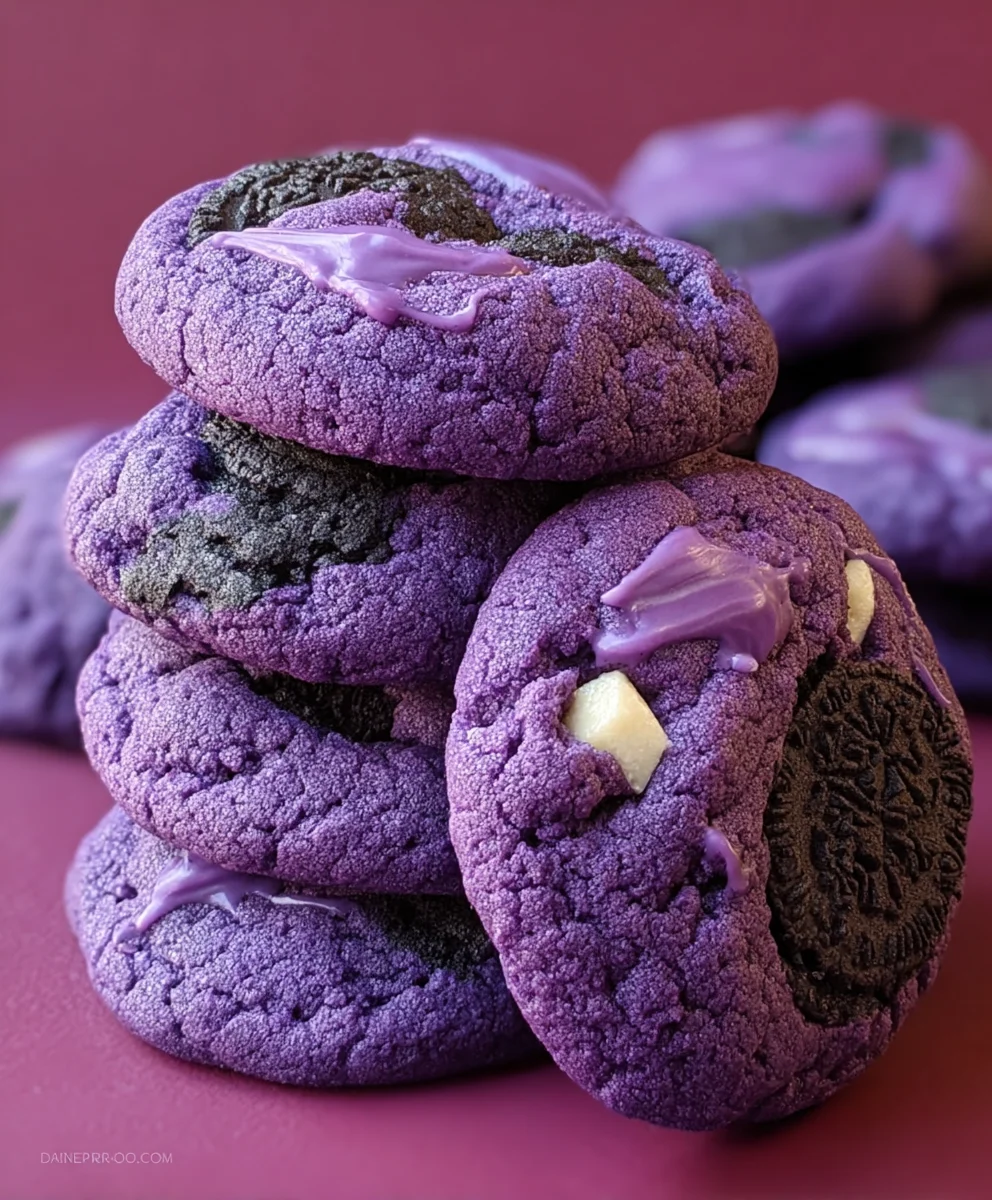 Ube Cookies and Cream Cookies Recipe