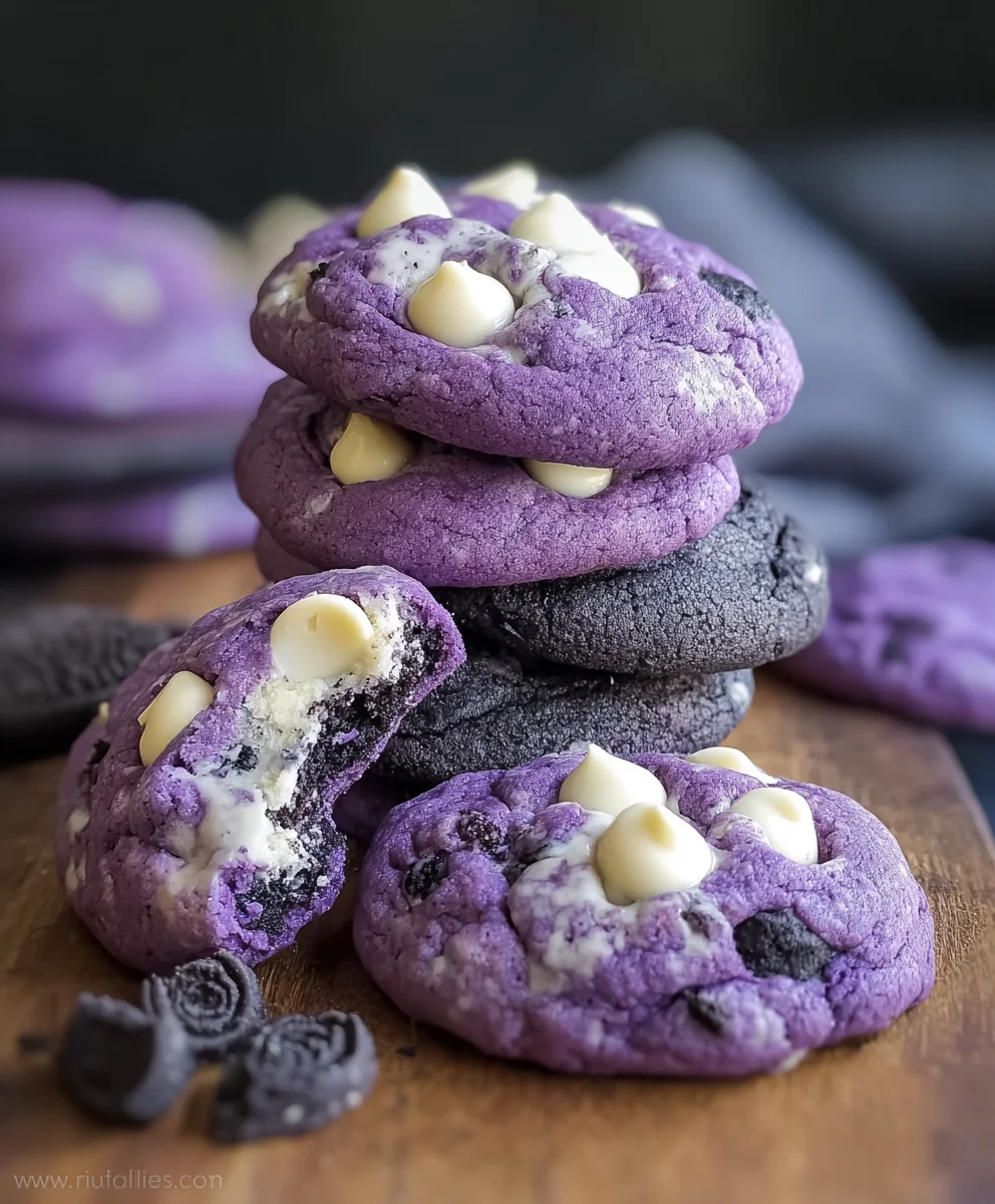 Ube Cookies and Cream Cookies Recipe- Sweet Treat