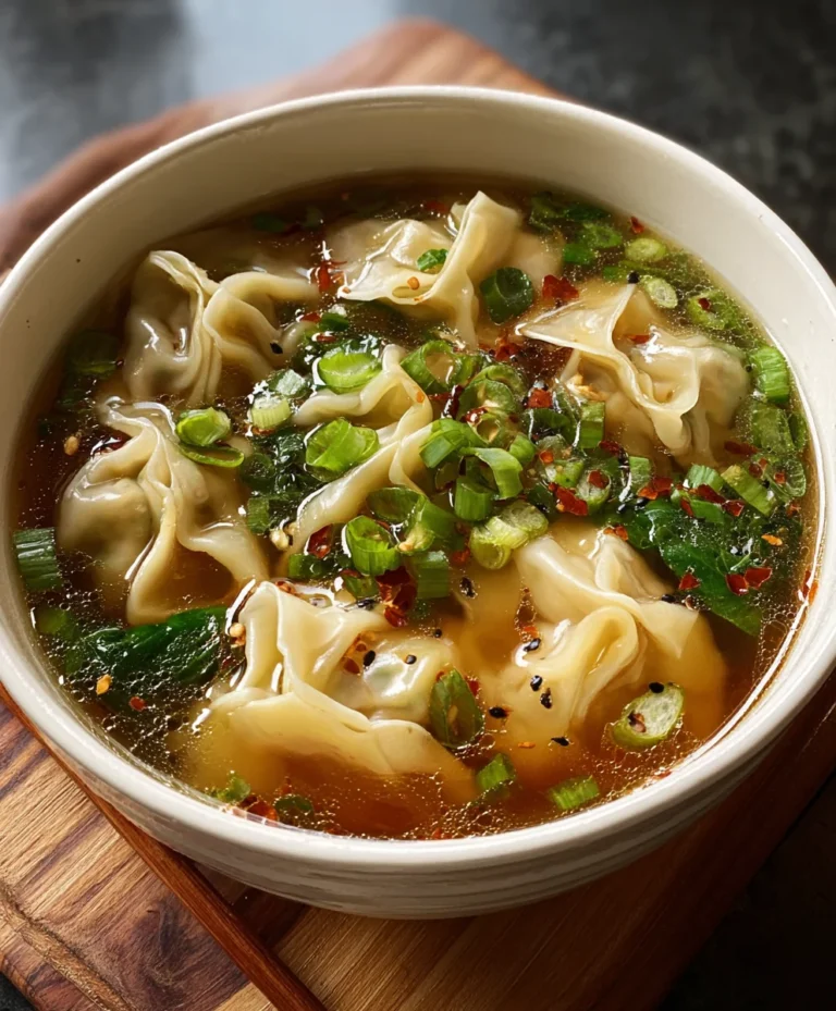 Easy Beef Wonton Soup – Delicious & Quick Recipe