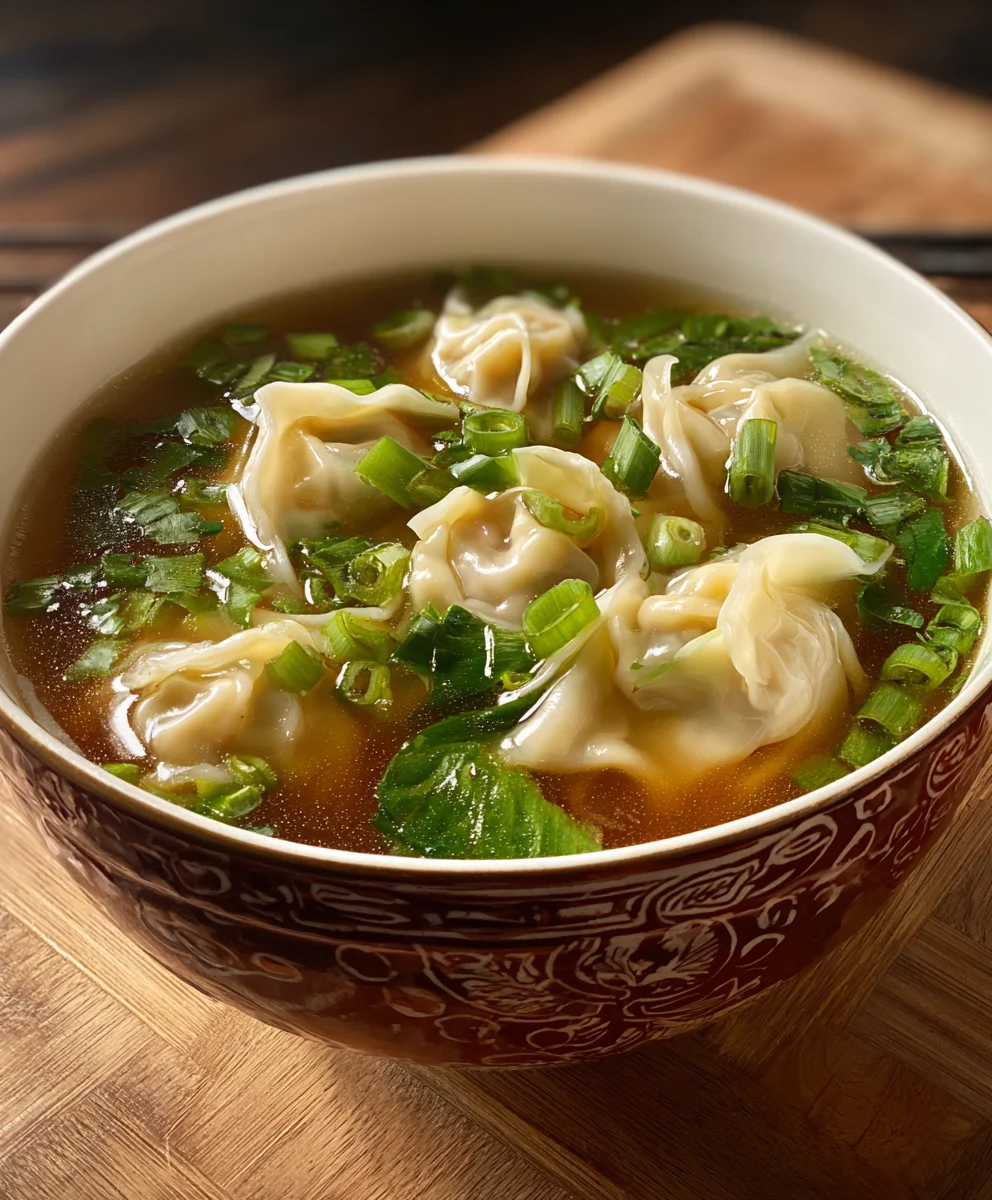 Easy Beef Wonton Soup - Delicious & Quick Recipe