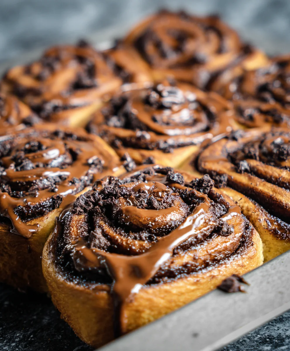 Gooey Chocolate Cinnamon Rolls Recipe-Perfect Treat