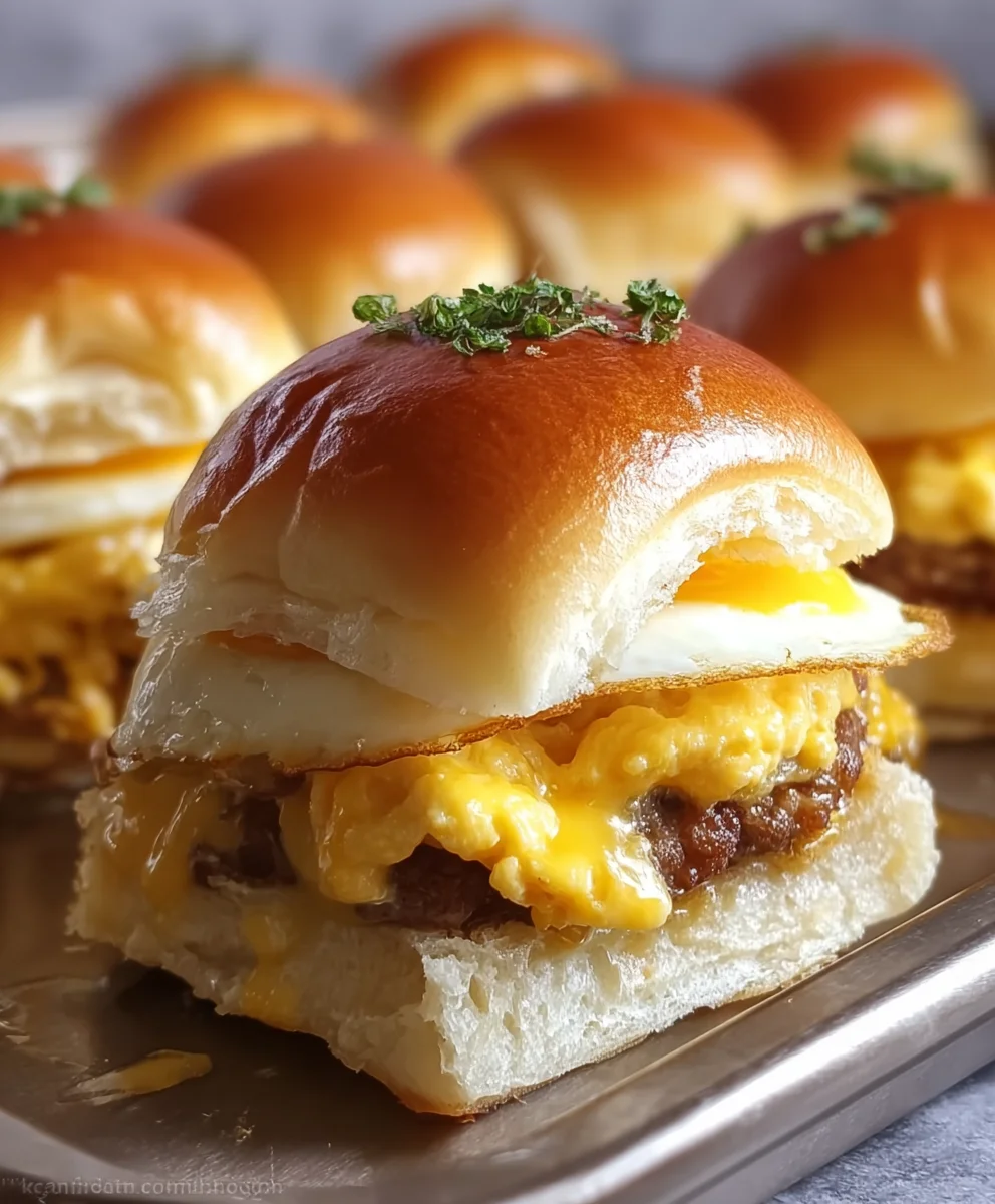 Easy Breakfast Sliders-Quick & Delicious Morning Meal