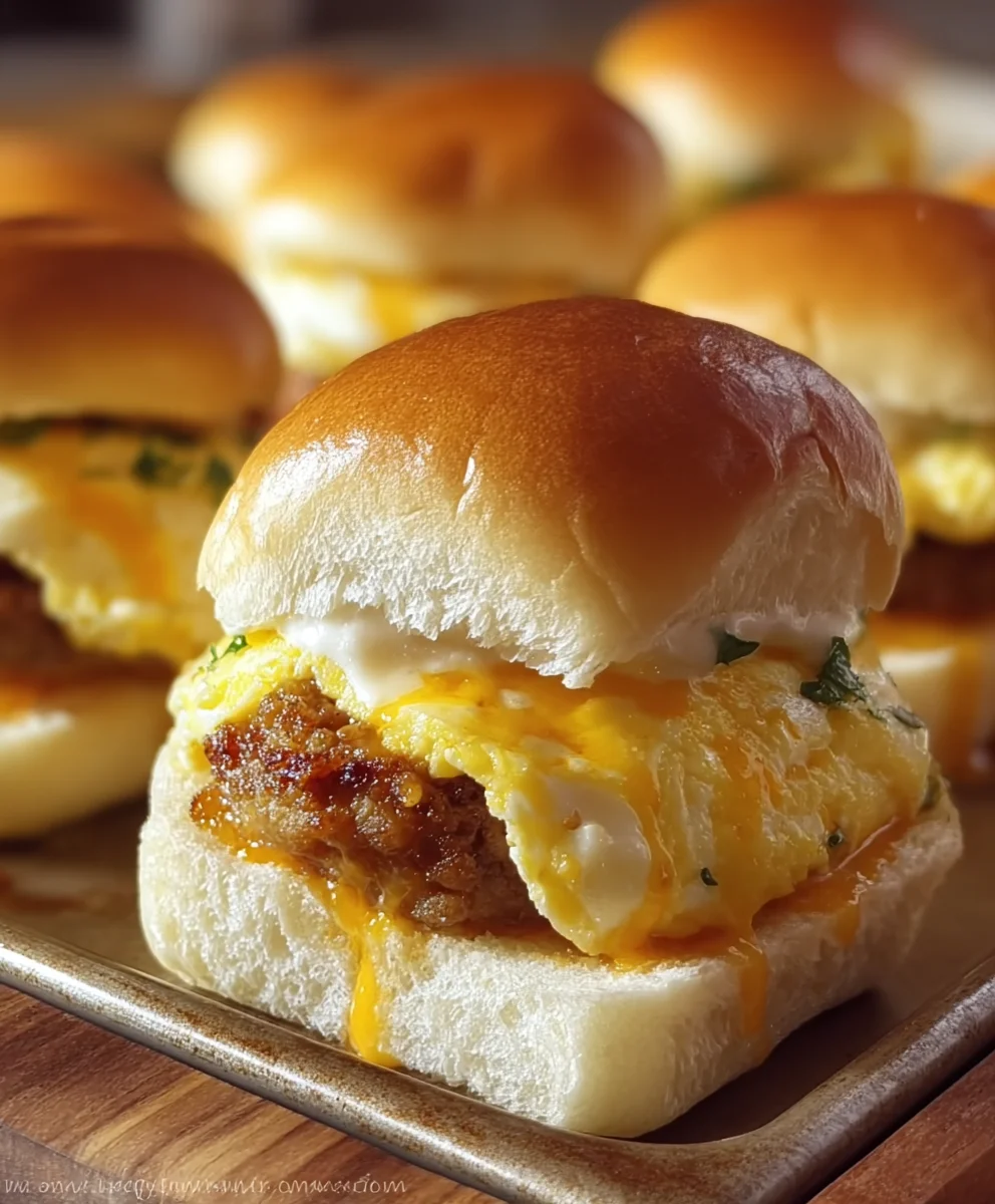 Easy Breakfast Sliders-Quick & Delicious Morning Meal