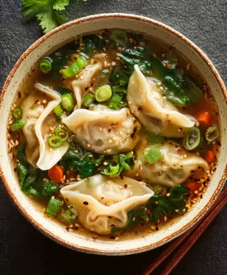 Hearty Beef Potsticker Soup – Comfort Food Done Right