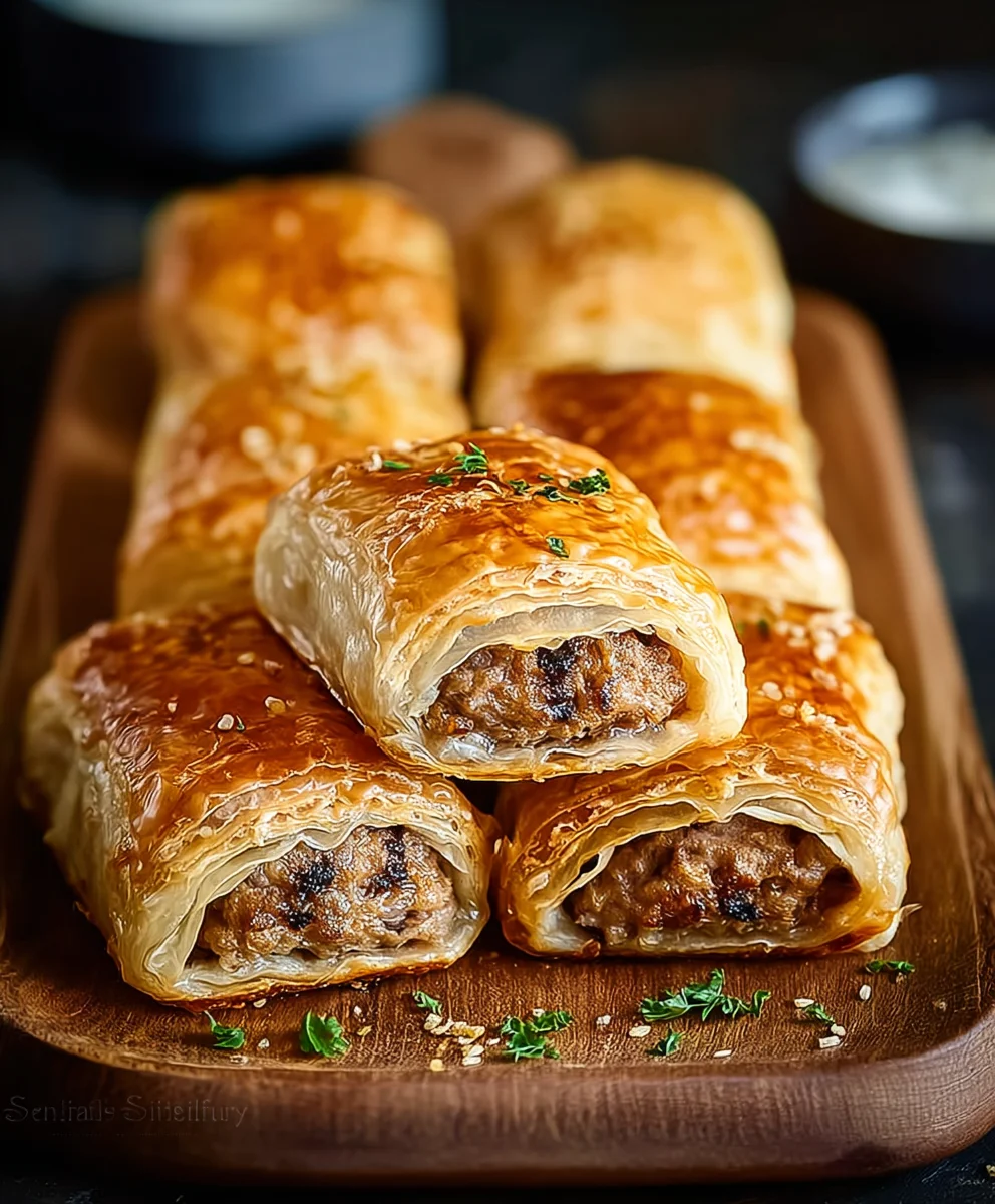Easy Beef Sausage Rolls-Quick & Delicious Recipe