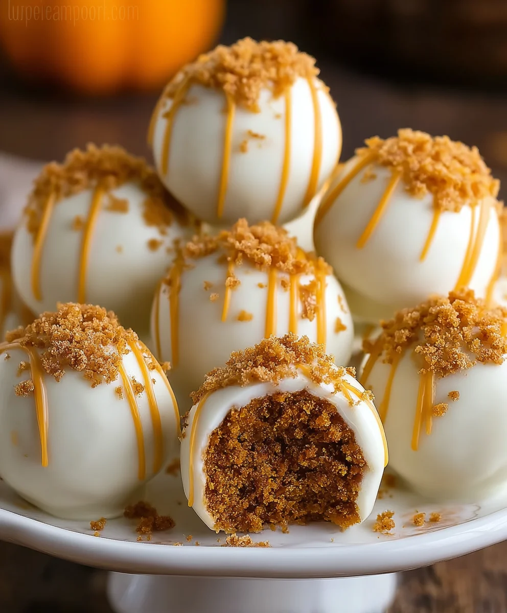 Pumpkin Spice Cake Pops & Truffles-Fall Treat