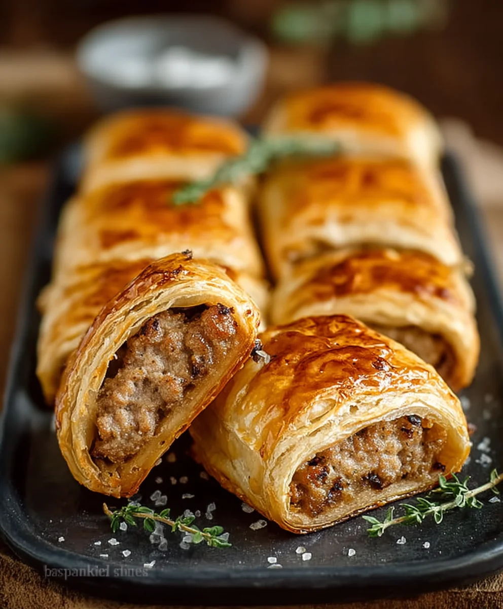 Easy Beef Sausage Rolls-Quick & Delicious Recipe