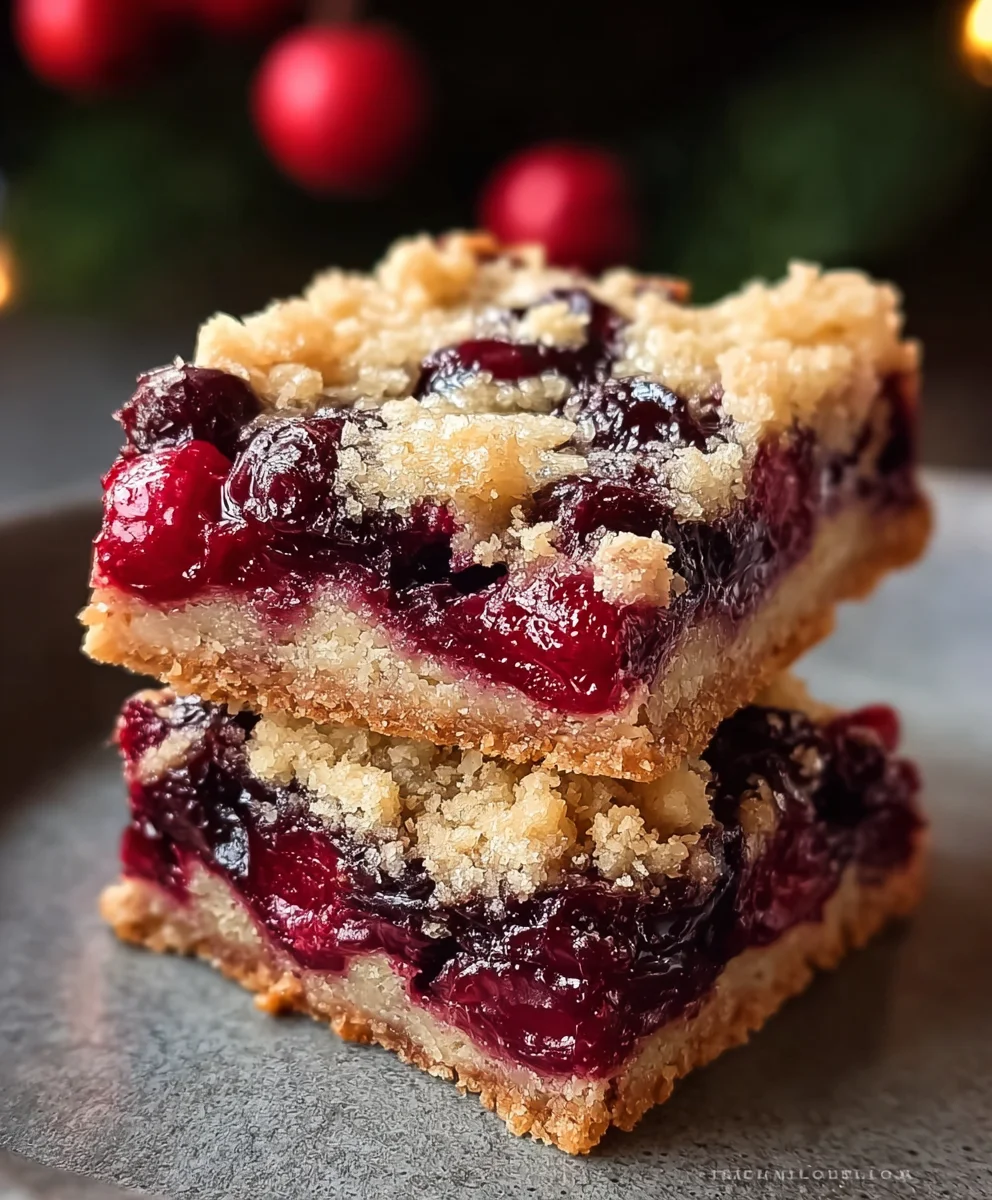 Easy Cherry Bars Recipe - Delicious Sweet Treat