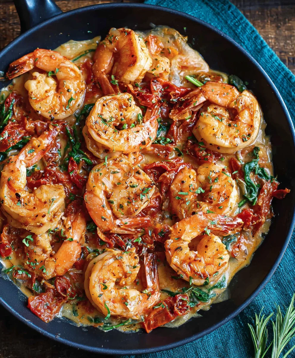 One-Pan Tuscan Shrimp - 30-Minute Dinner Delight