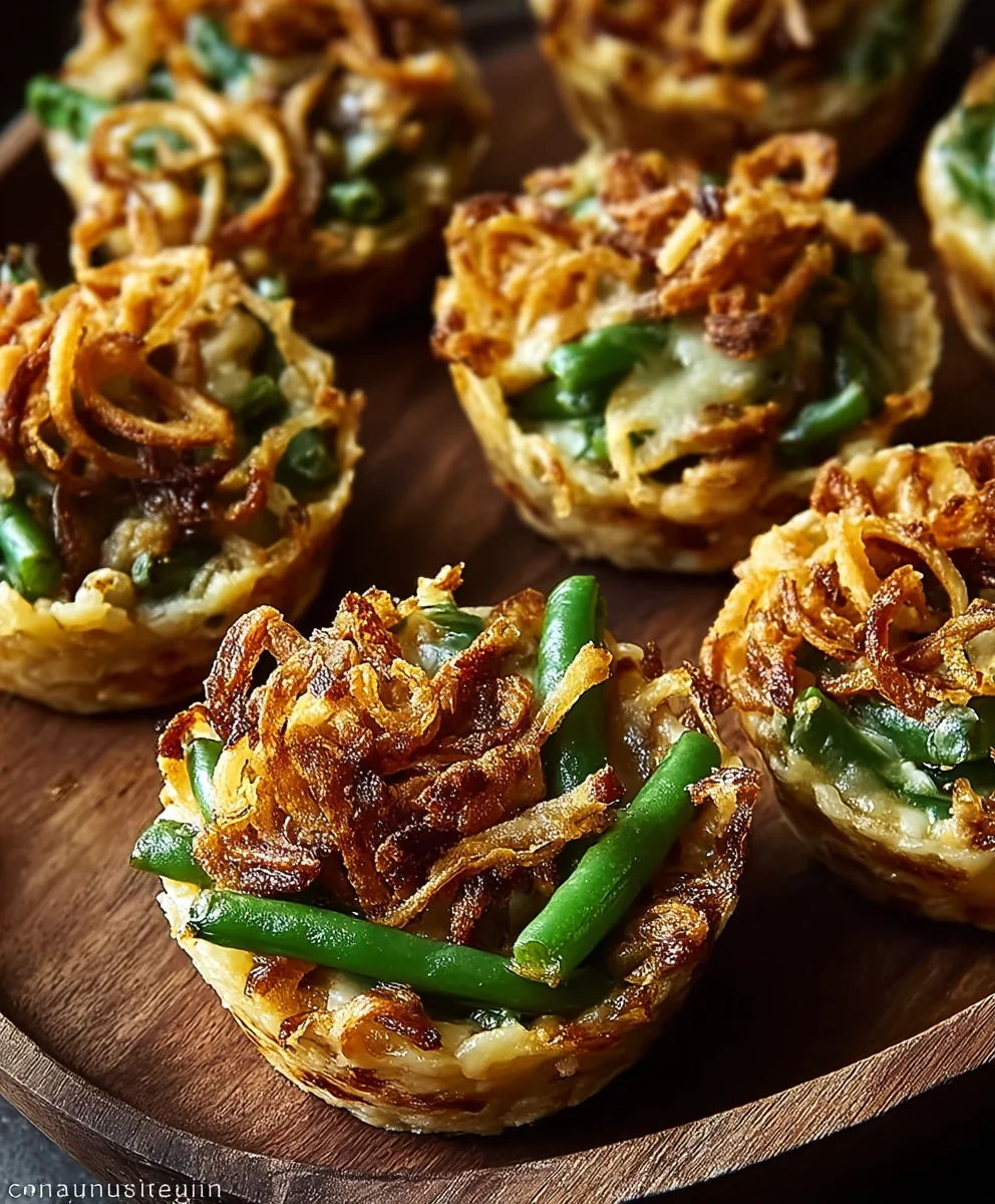 Easy Green Bean Casserole Cups - Quick & Delicious Recipe