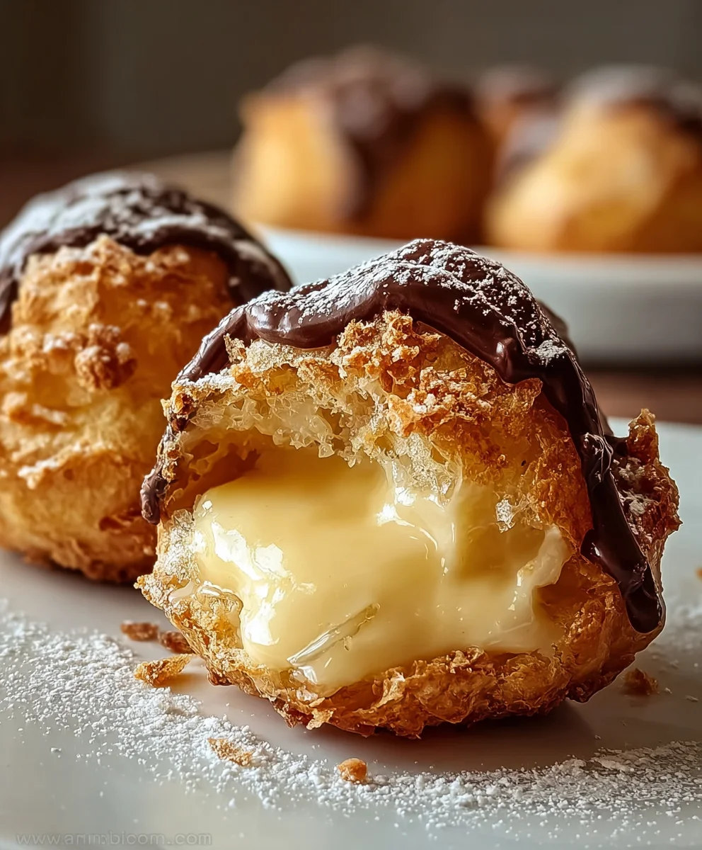 Easy Banana Pudding Puffs-Instant Sweet Treat