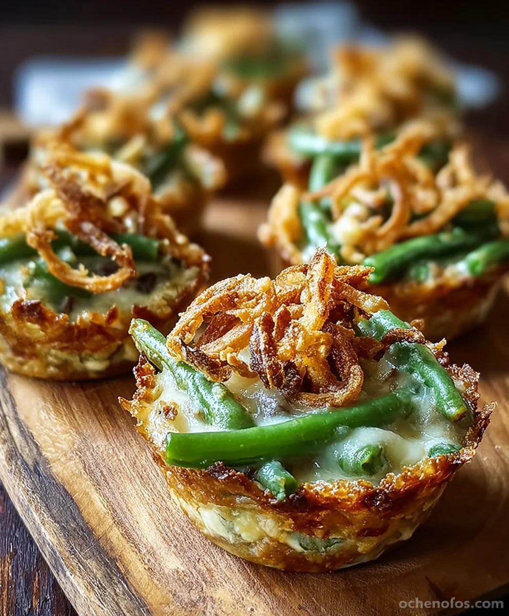 Easy Green Bean Casserole Cups - Quick & Delicious Recipe