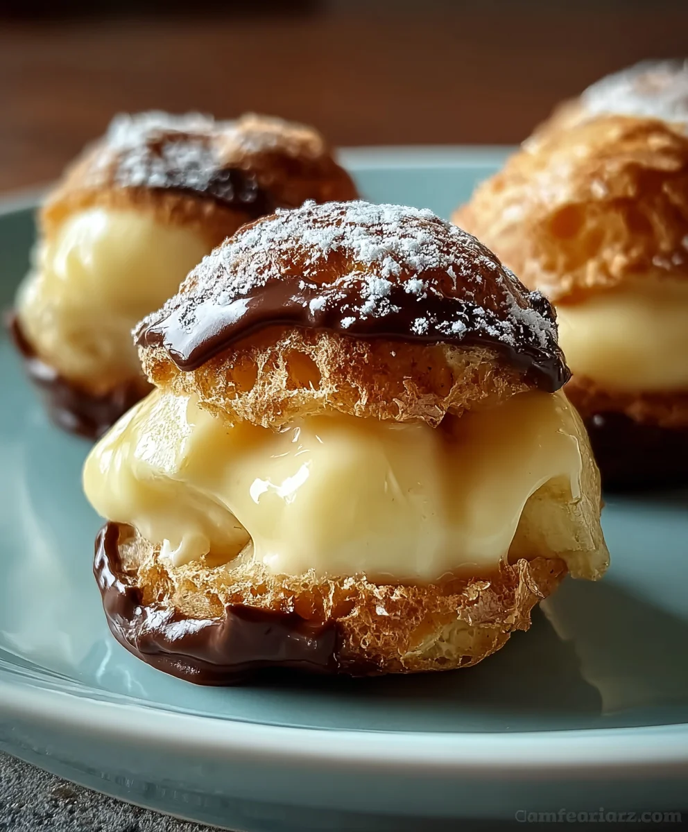Easy Banana Pudding Puffs-Instant Sweet Treat