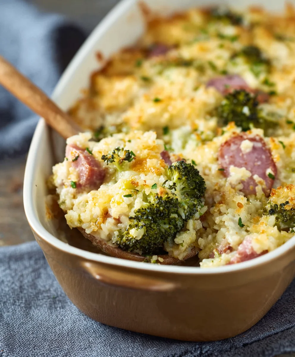 Beef Beef Ham Broccoli Rice Casserole Recipe