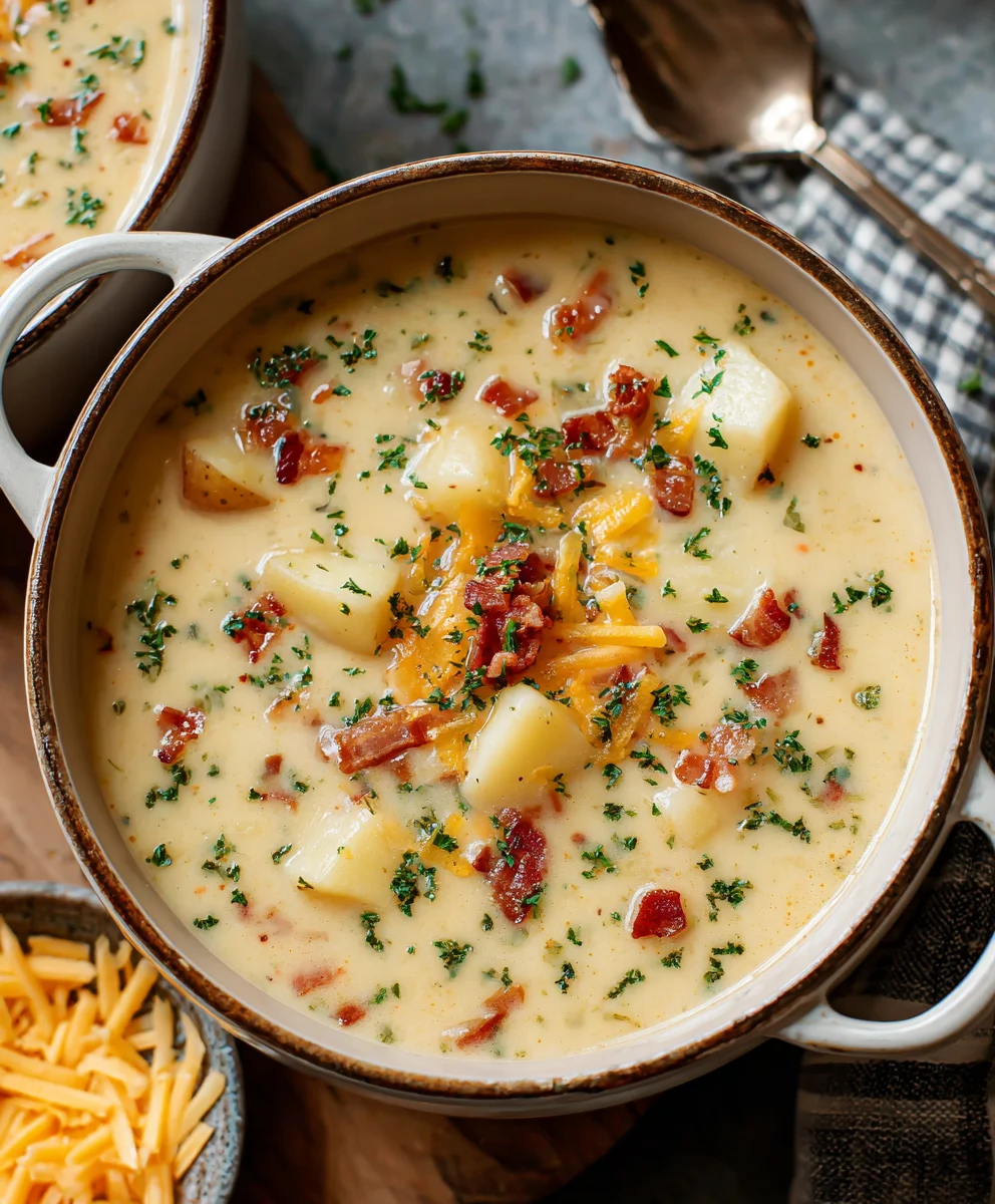 Outback Potato Soup - Creamy Hearty Beef Flavor