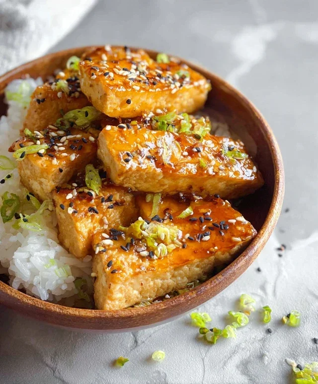 Honey Garlic Tofu