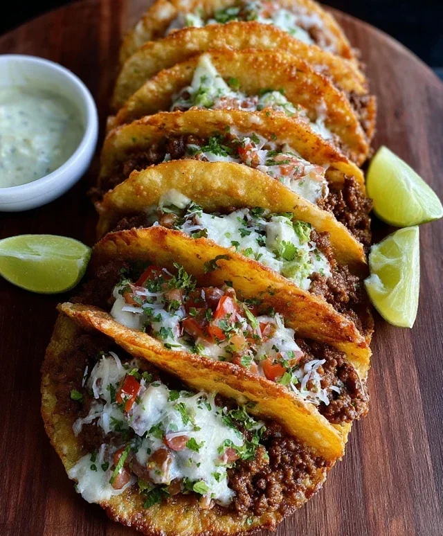 Crispy Ground Beef Tacos