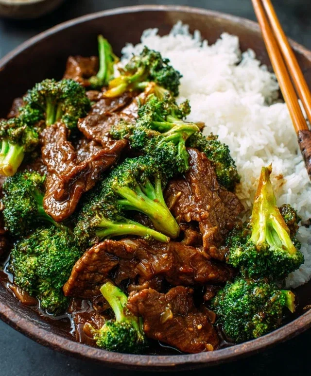 Chinese Beef and Broccoli (牛肉炒西兰花)