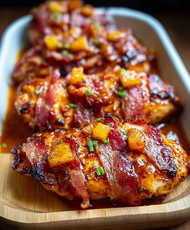 Beef Beef Bacon Pineapple BBQ Chicken