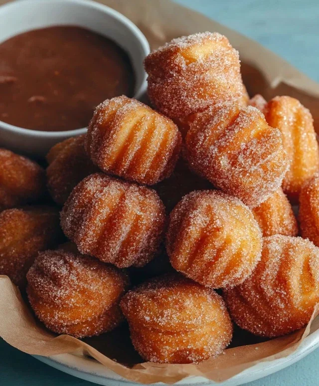 Sweet Air Fryer Churro Bites Recipe