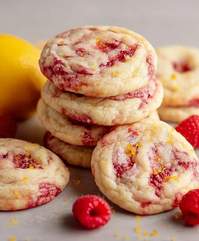 Lemon Raspberry Cookies