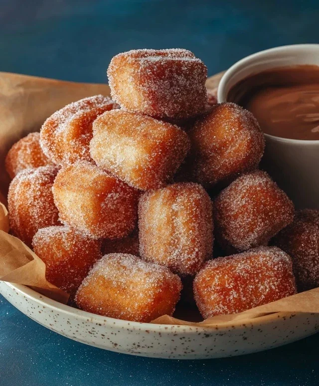 Sweet Air Fryer Churro Bites Recipe