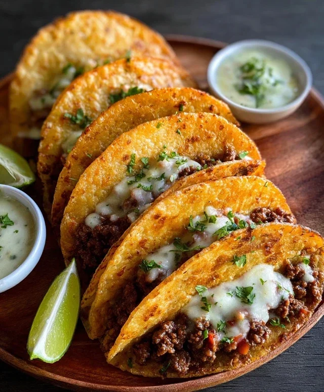 Crispy Ground Beef Tacos