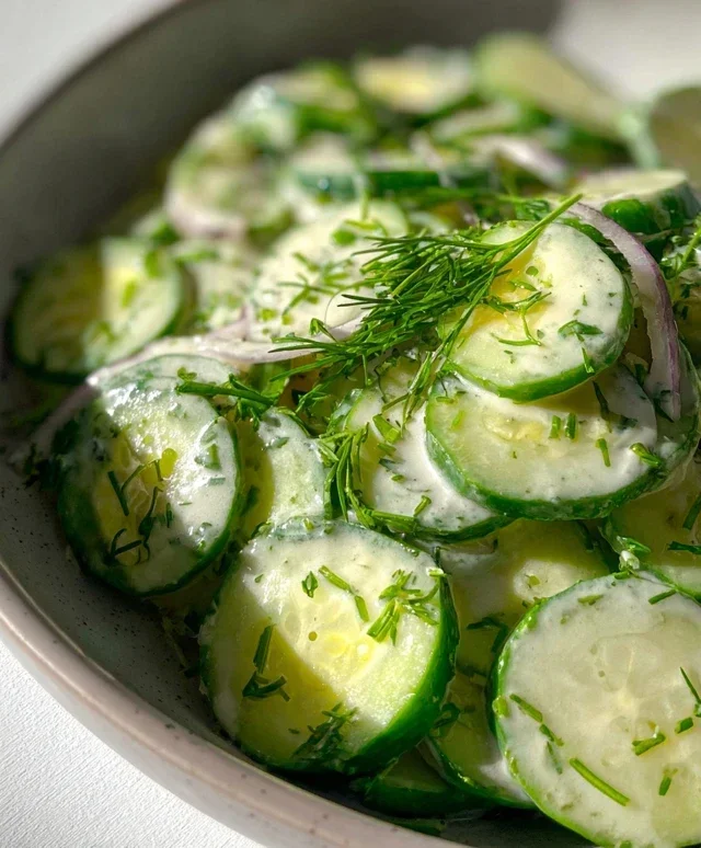 Polish Cucumber Salad