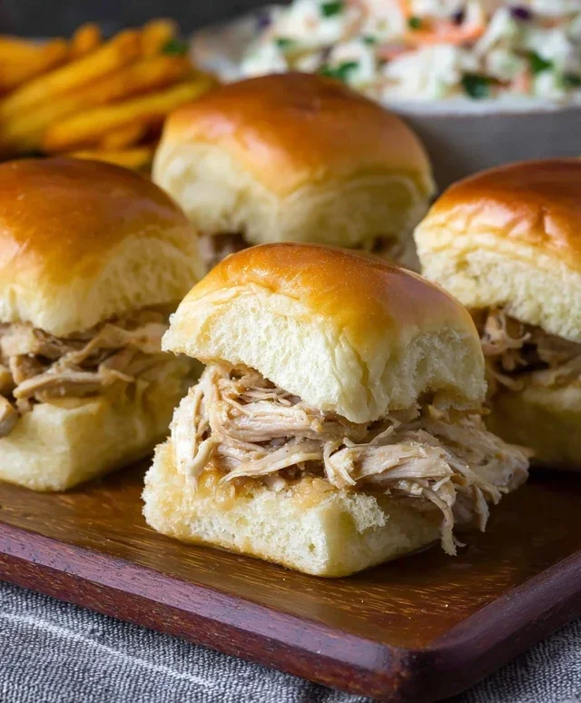 Crock Pot Mississippi Chicken Sliders