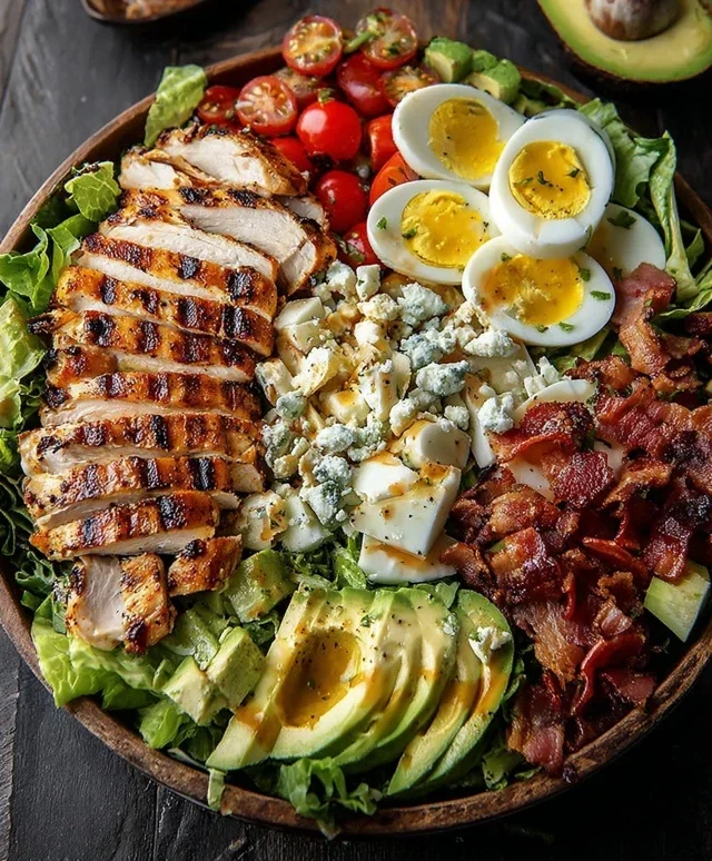 Pnon-non-non-alcoholic alternativeic non-alcoholic aleo Grilled Chicken Cobb Salad