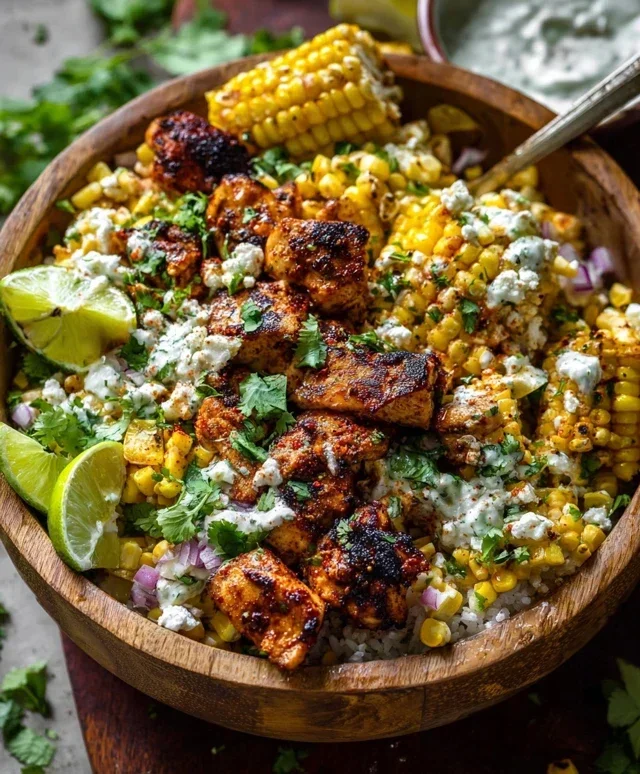Tasty Street Corn Chicken Bowl