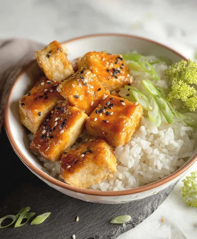 Honey Garlic Tofu