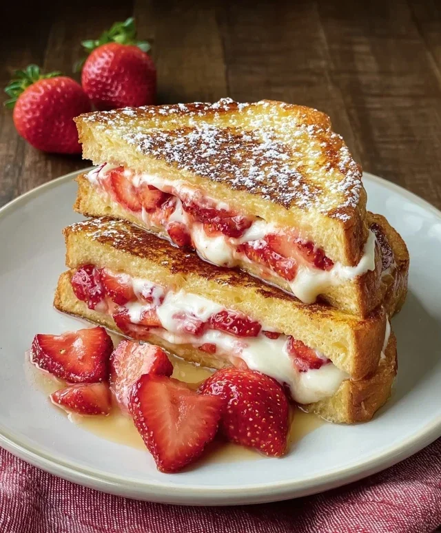 Strawberry Cheesecake French Toast