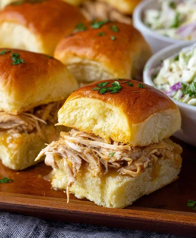 Crock Pot Mississippi Chicken Sliders