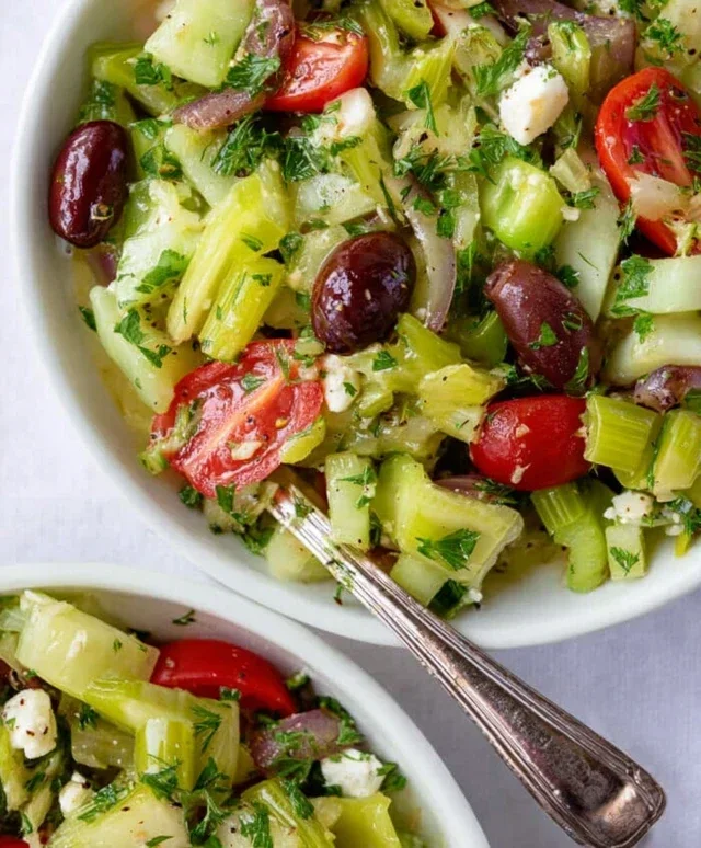 Mediterranean Celery Salad