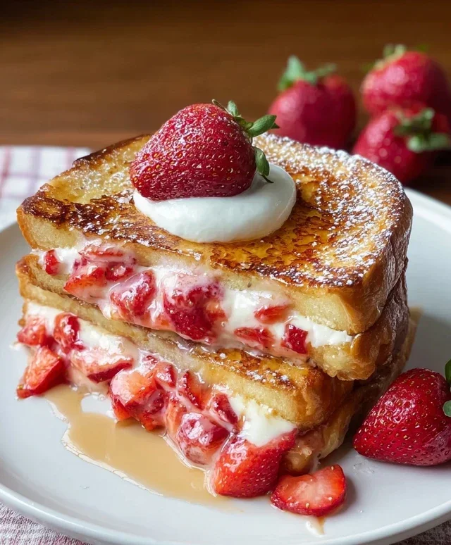 Strawberry Cheesecake French Toast