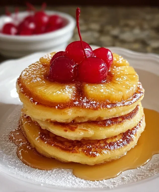 Pineapple Upside-Down Pancakes