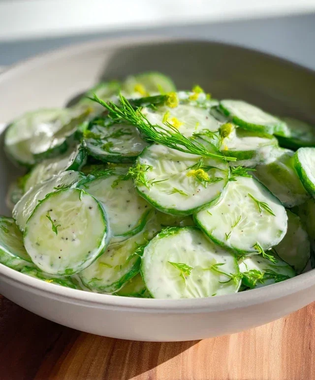 Polish Cucumber Salad
