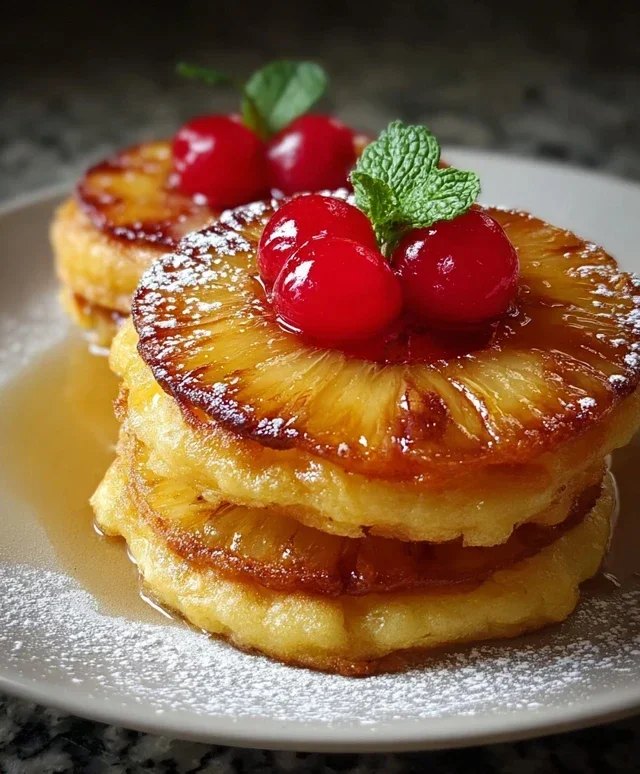 Pineapple Upside-Down Pancakes