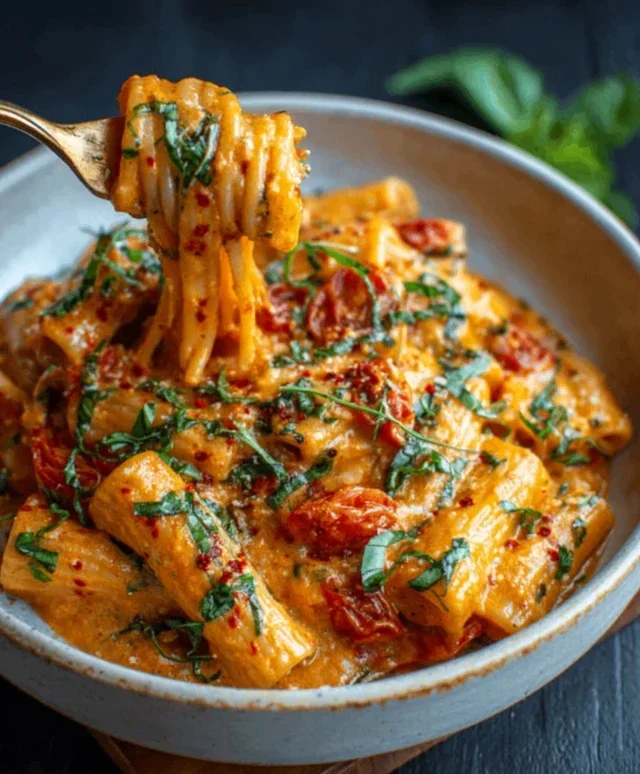 Creamy Tomato Garlic Pasta